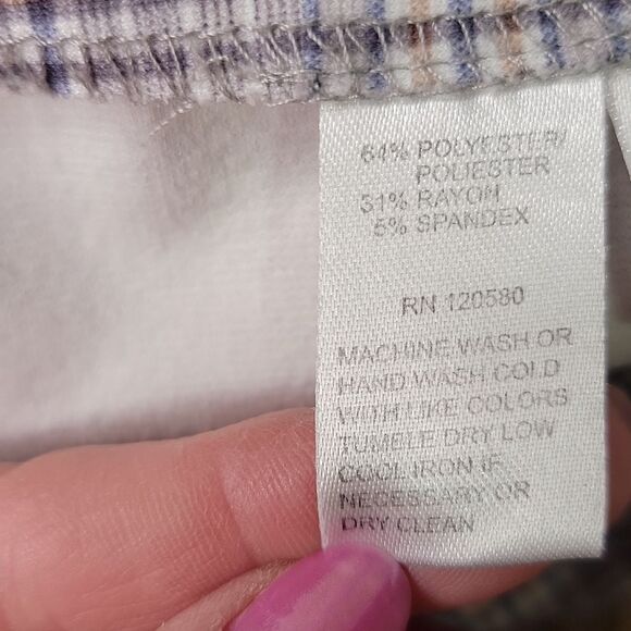 Amanda & Chelsea. Women's Plaid Dress Pants. Size 12. EUC - Picture 5 of 8